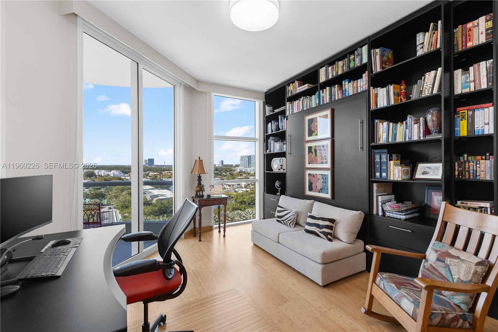 Photo of 16047 Collins Ave  #1001, Sunny Isles Beach, Florida, 33160 - 2nd Guest/Office with pull down murphy bed