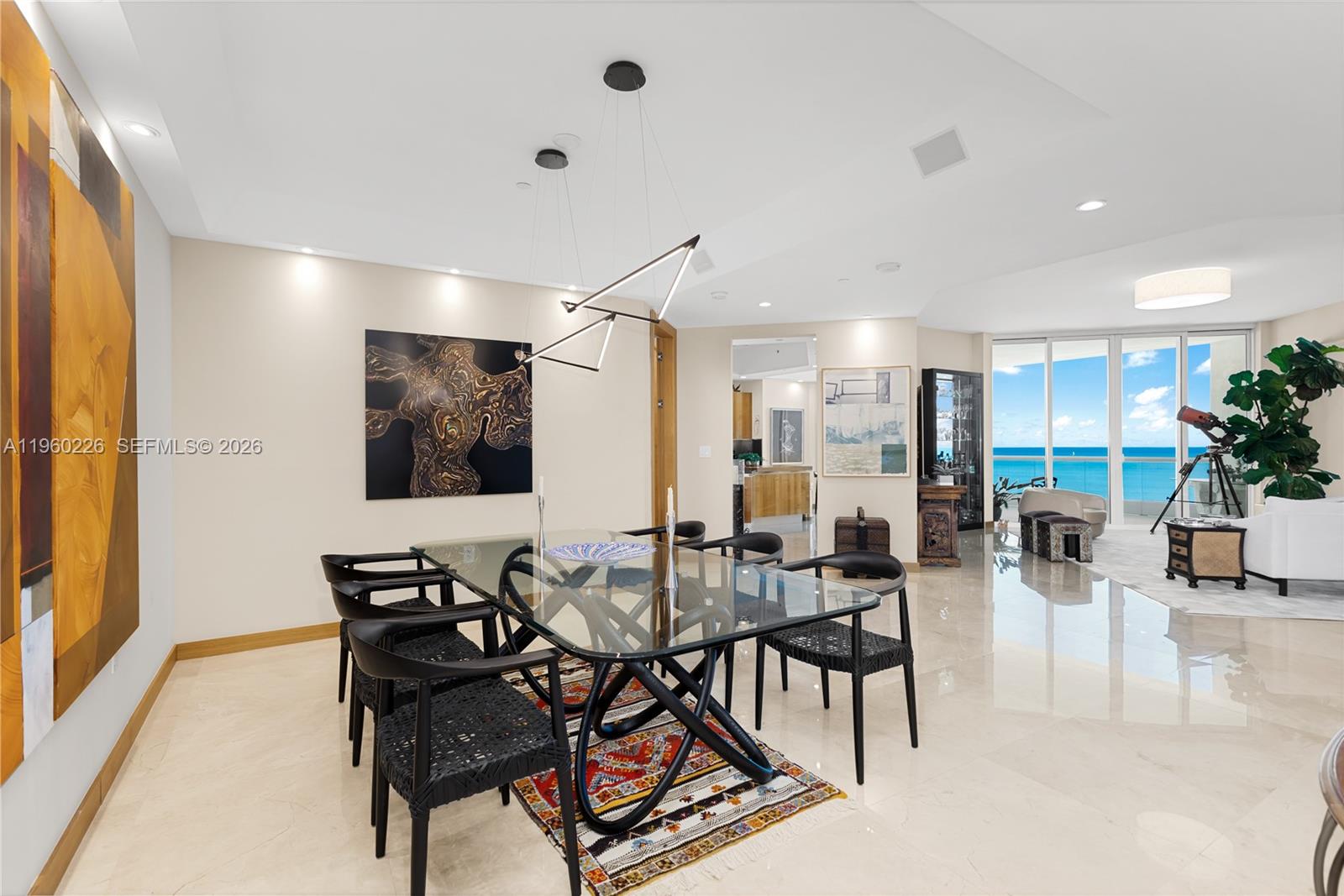 Photo of 16047 Collins Ave  #1001, Sunny Isles Beach, Florida, 33160 - Dine with gorgeous ocean views.