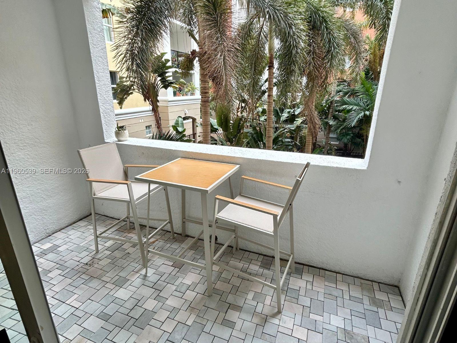 Photo of 17150 Bay Rd  #2321, Sunny Isles Beach, Florida, 33160 - Privacy garden balcony