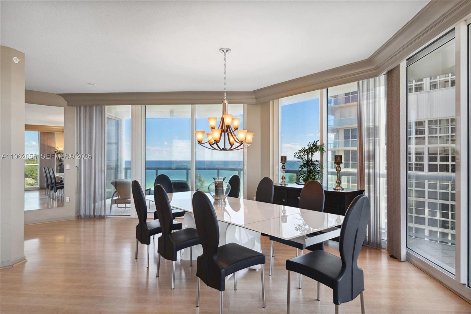 Photo of 6051 Ocean Dr #602, Hollywood, Florida, 33019 - floor to ceiling windows