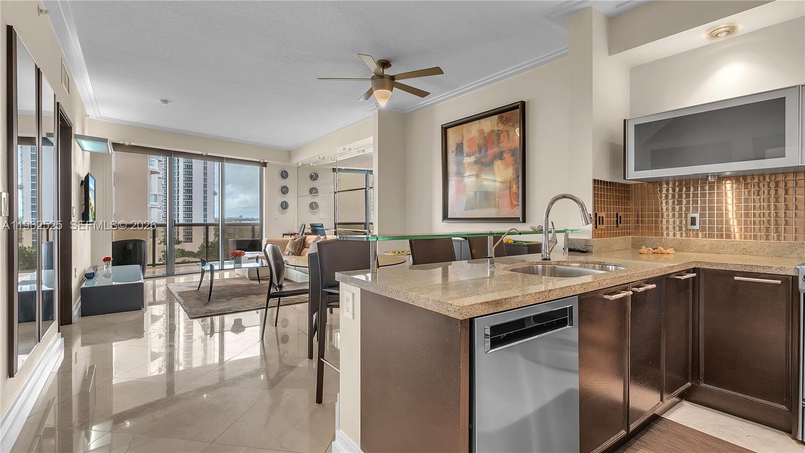 Photo of 16275 Collins Ave  #903, Sunny Isles Beach, Florida, 33160 - Beautiful Open Floor Plan