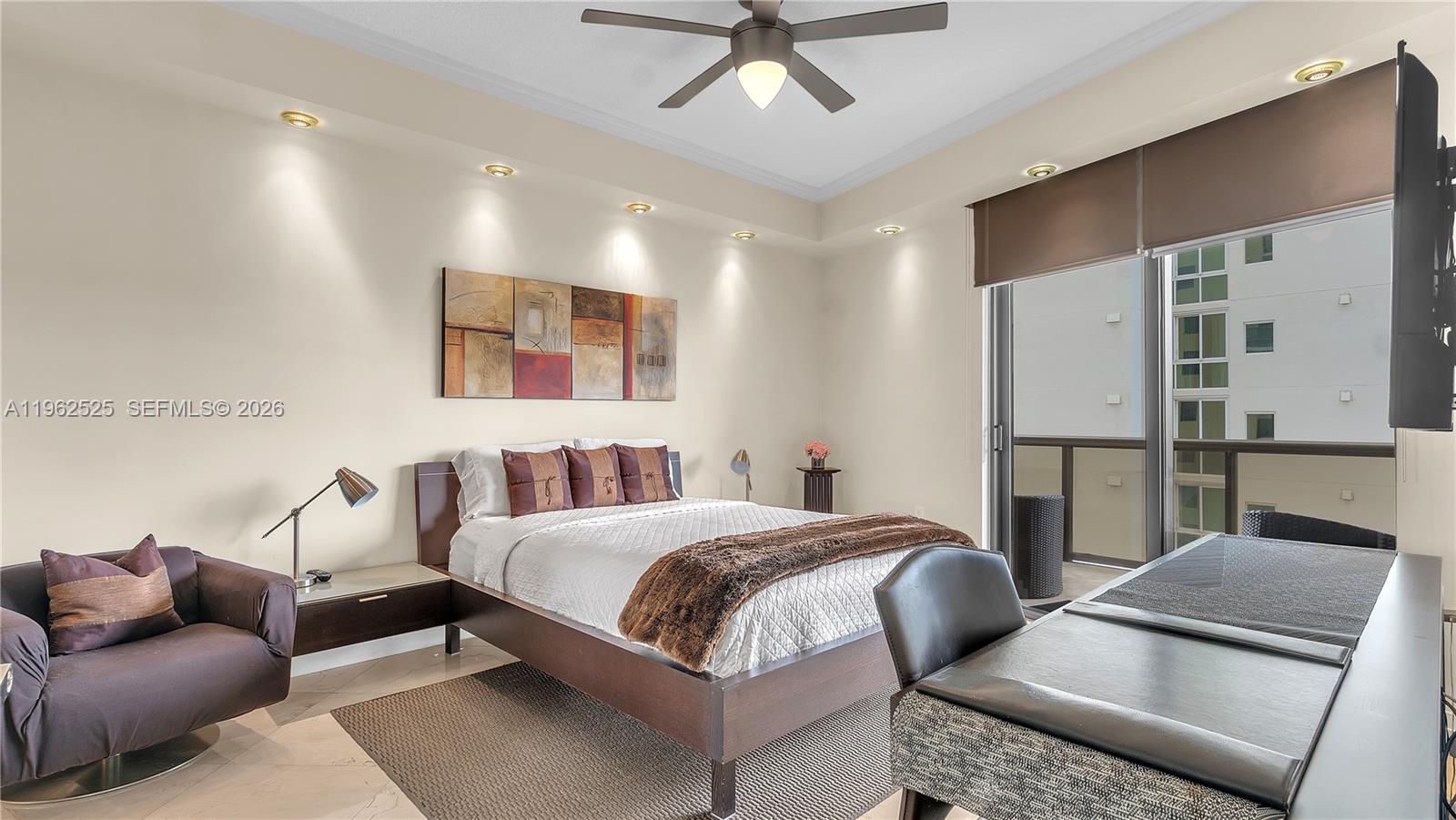 Photo of 16275 Collins Ave  #903, Sunny Isles Beach, Florida, 33160 - Oversized Primary Bedroom