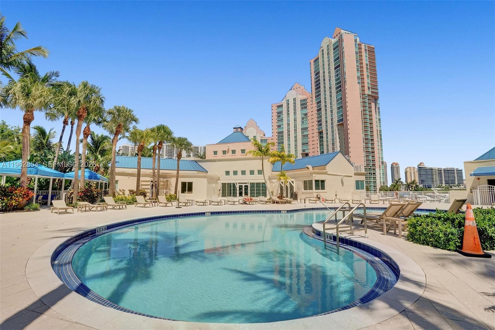 Photo of 3370 Hidden Bay Dr  #1501, Aventura, Florida, 33180 - 2nd Pool by spa