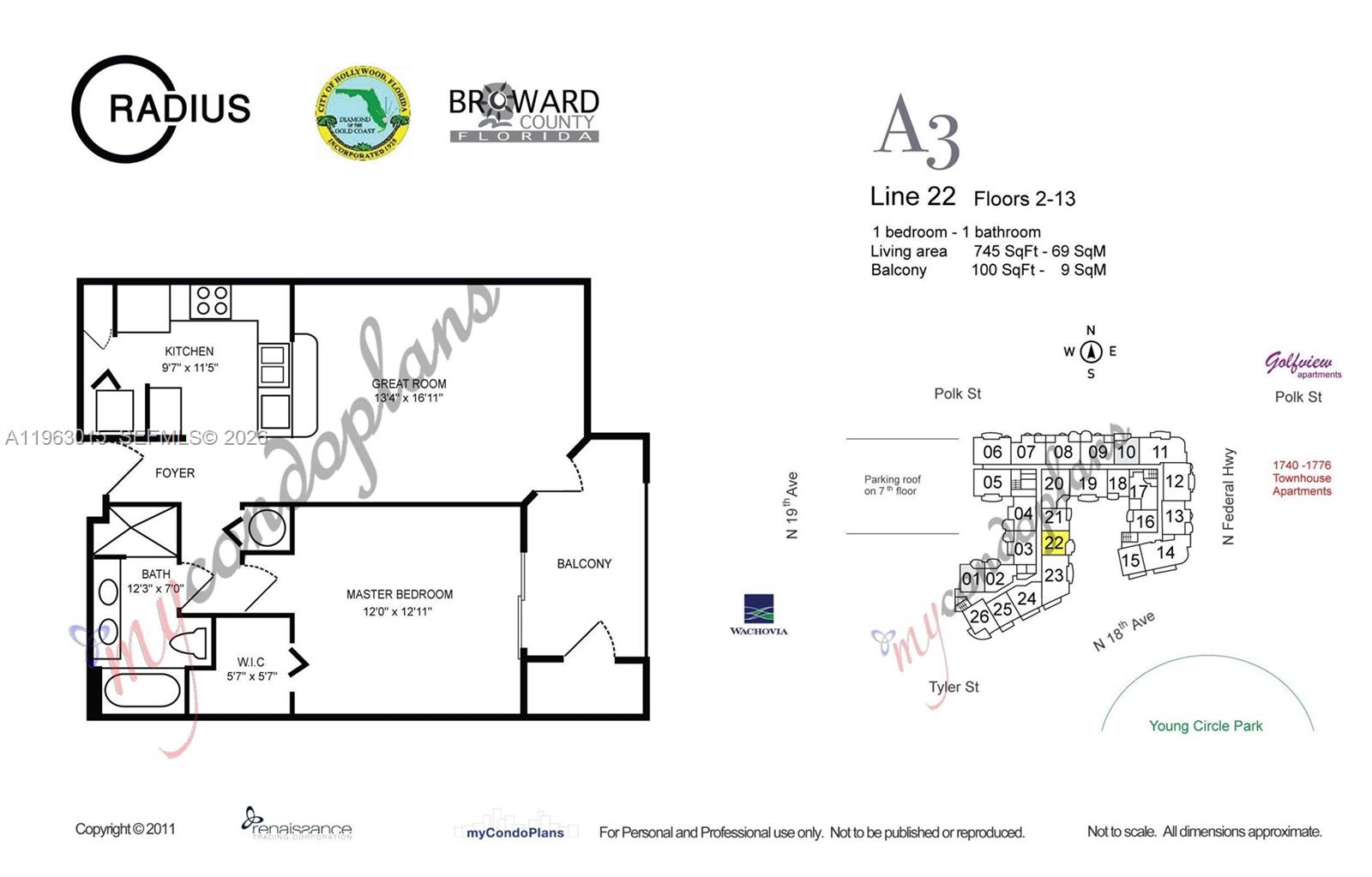 Photo of 1830 Radius Dr  #1022, Hollywood, Florida, 33020 - 