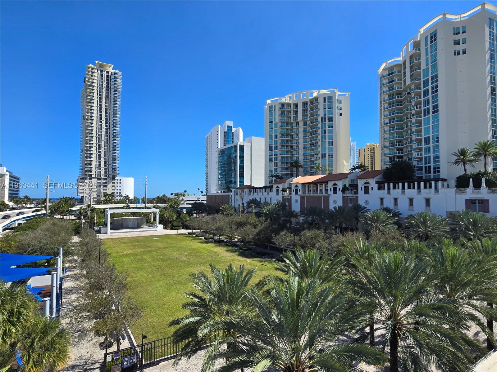 Photo of 200 Sunny Isles Blvd  #TH-205, Sunny Isles Beach, Florida, 33160 - Gateway Park - If front of St Tropez, with playground, water fountains, weekly events, parking and more