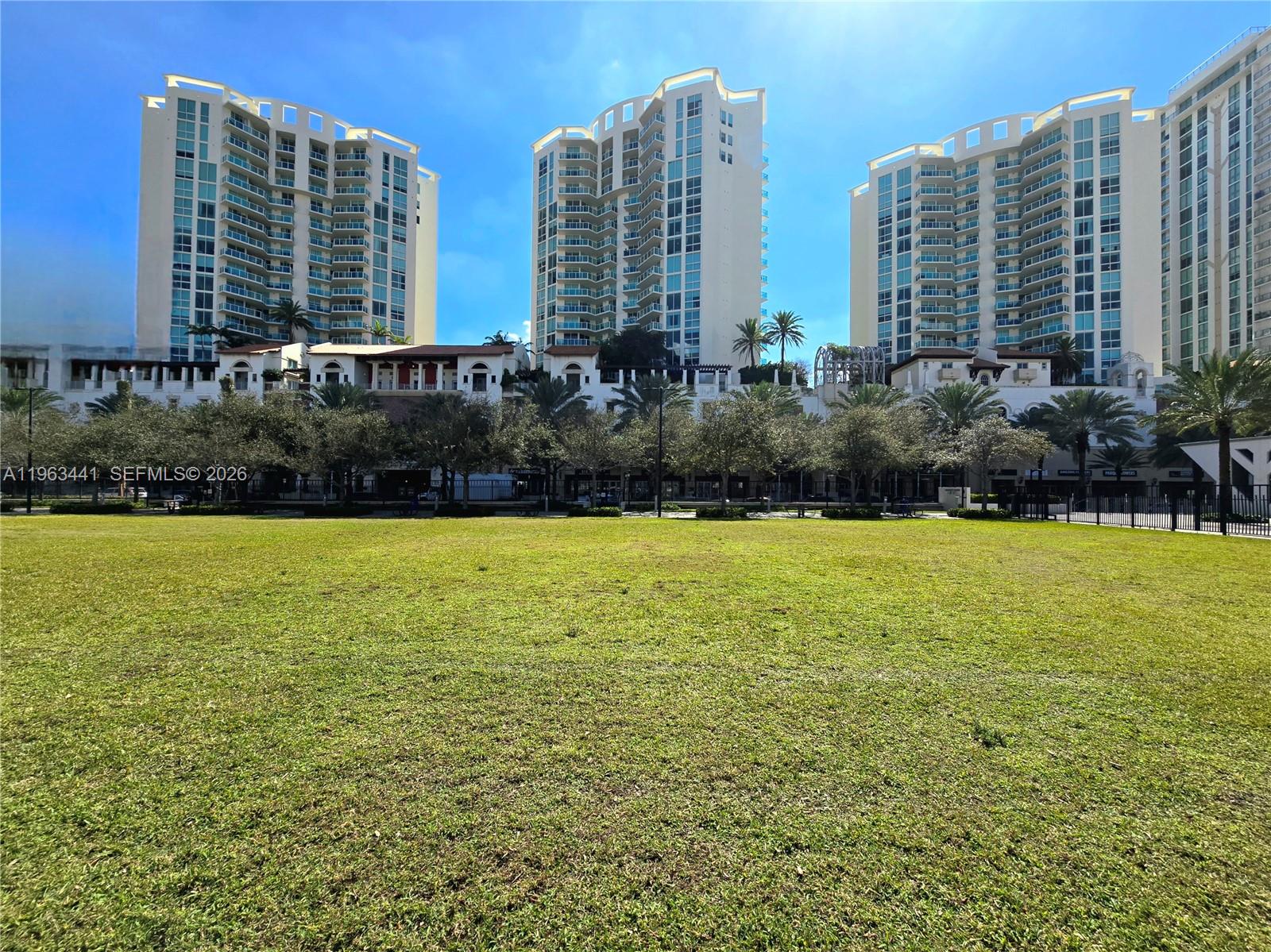 Photo of 200 Sunny Isles Blvd  #TH-205, Sunny Isles Beach, Florida, 33160 - Gateway Park - If front of St Tropez, with playground, water fountains, weekly events, parking and more