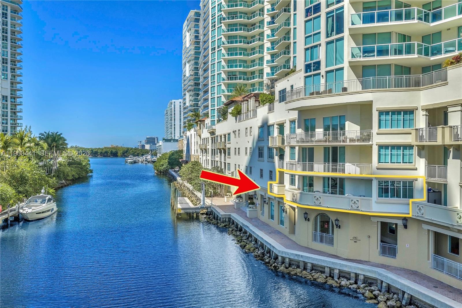 Photo of 200 Sunny Isles Blvd  #TH-205, Sunny Isles Beach, Florida, 33160 - You feel like you are in a water front house.
