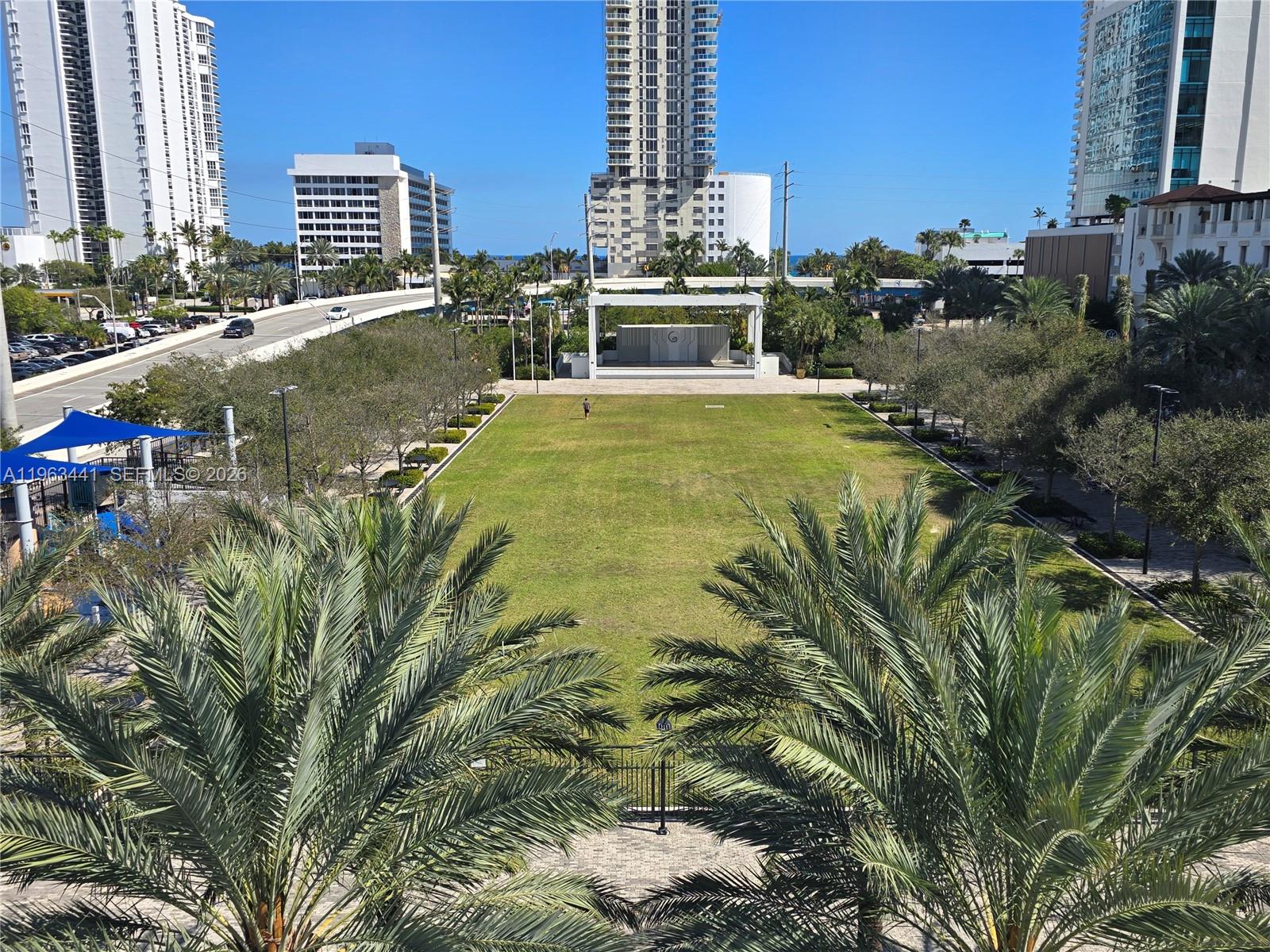Photo of 200 Sunny Isles Blvd  #TH-205, Sunny Isles Beach, Florida, 33160 - Gateway Park - If front of St Tropez, with playground, water fountains, weekly events, parking and more