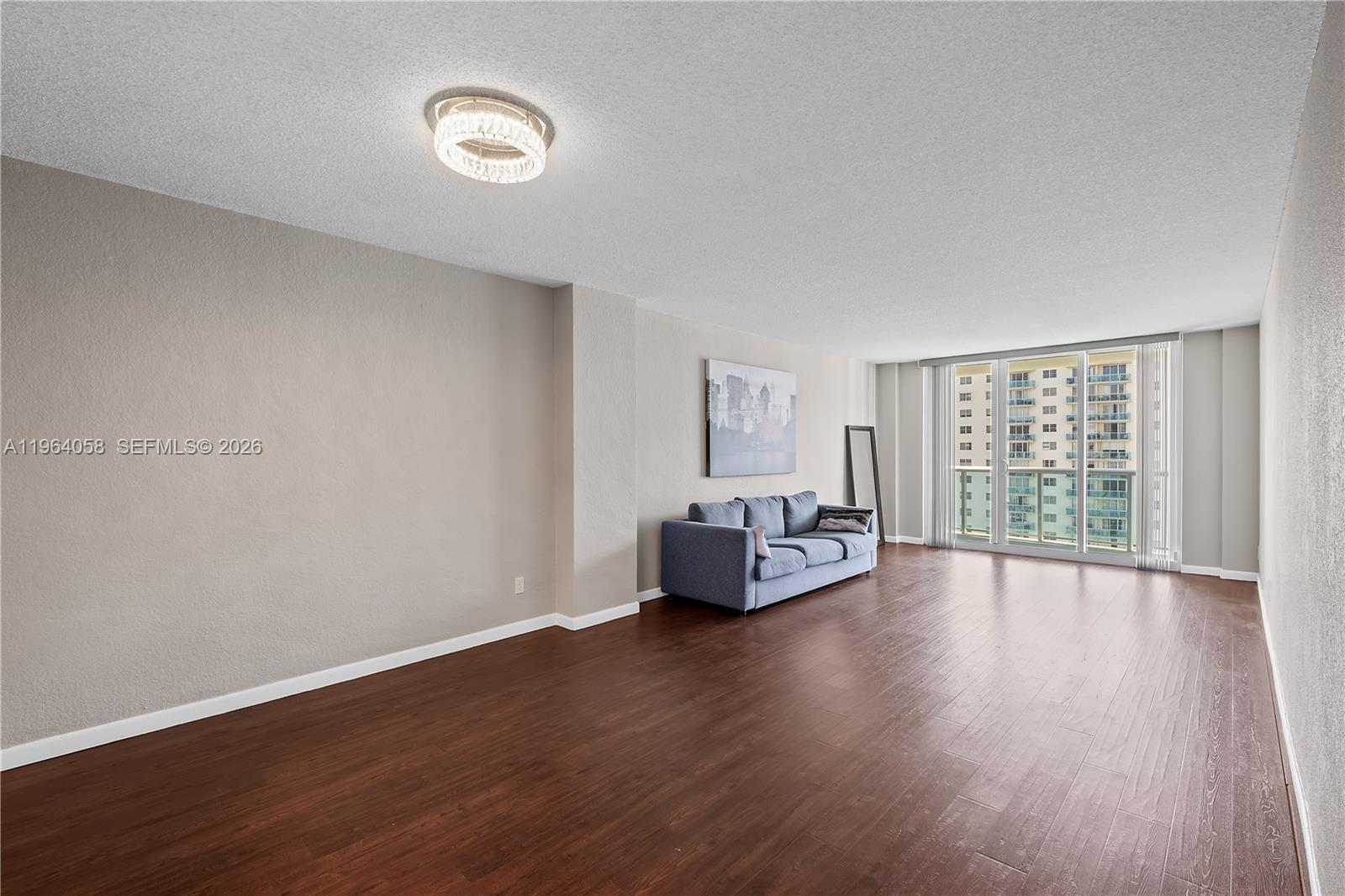 Photo of 19380 Collins Ave  #1107, Sunny Isles Beach, Florida, 33160 - Virtually staged Living Room