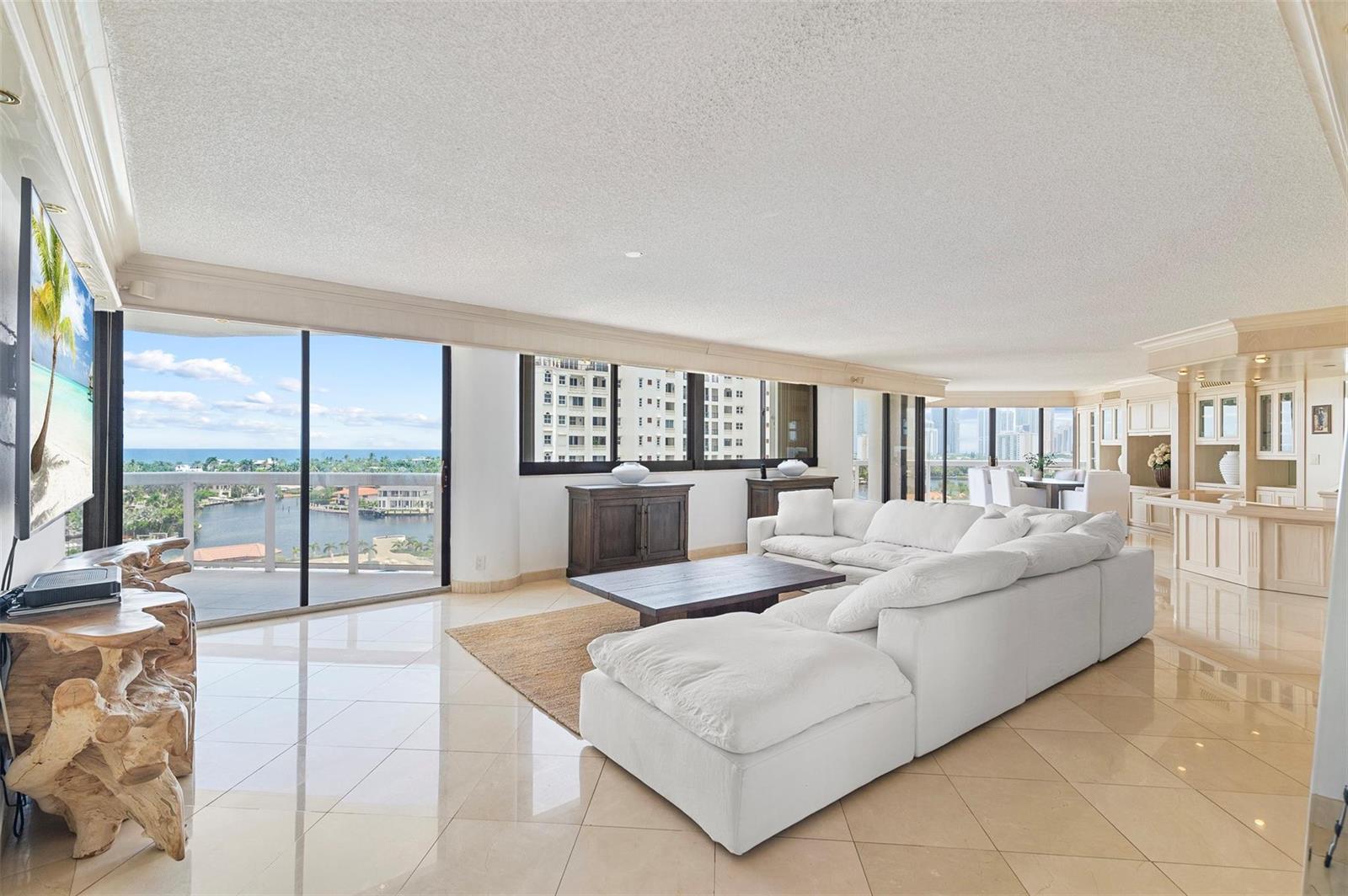 Photo of 20185 Country Club  #901, Aventura, Florida, 33180 - Spacious Living Room area