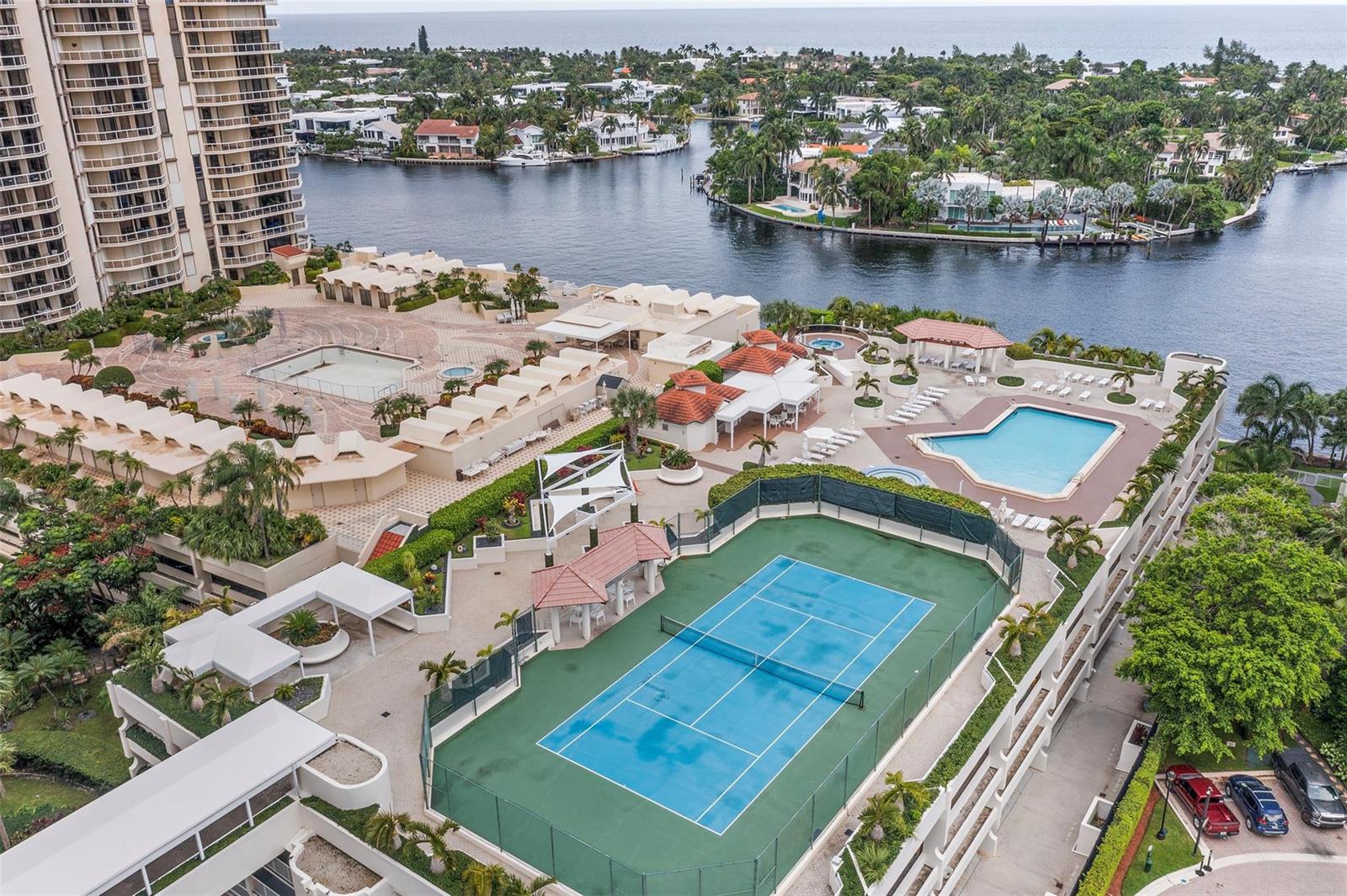 Photo of 20185 Country Club  #901, Aventura, Florida, 33180 - Drone overlooking grounds