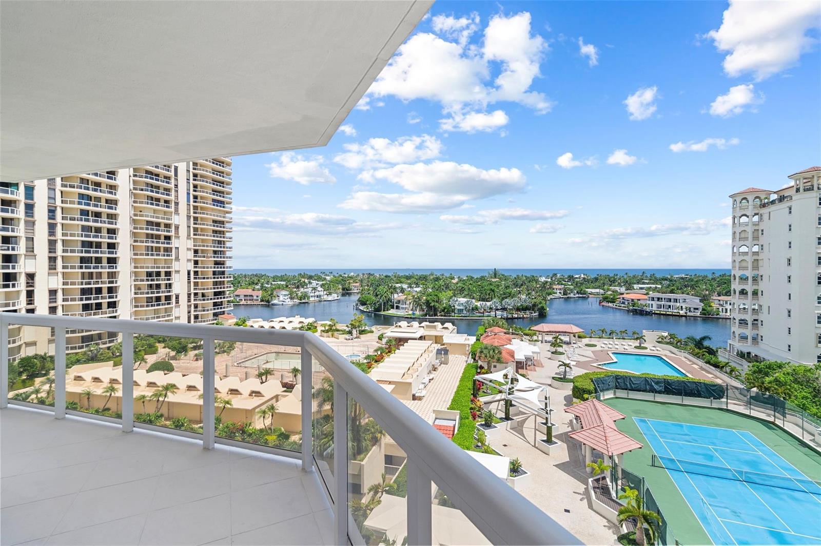 Photo of 20185 Country Club  #901, Aventura, Florida, 33180 - South side Balcony views looking East