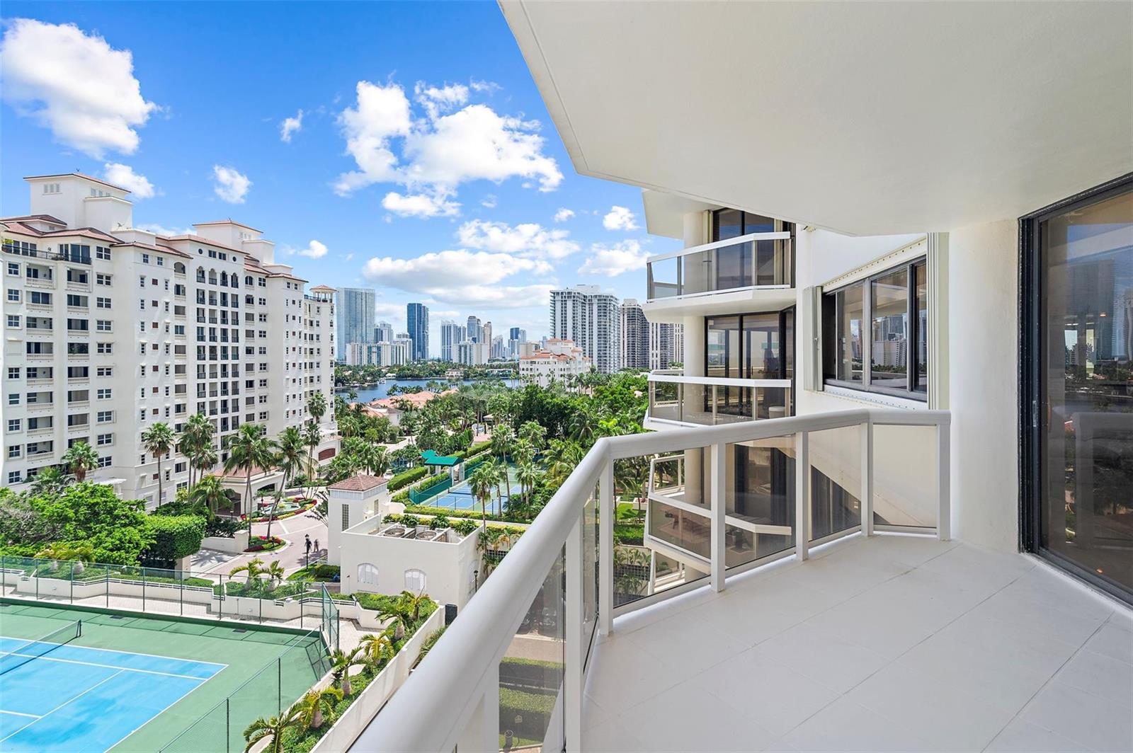 Photo of 20185 Country Club  #901, Aventura, Florida, 33180 - South side wrap around Balcony views