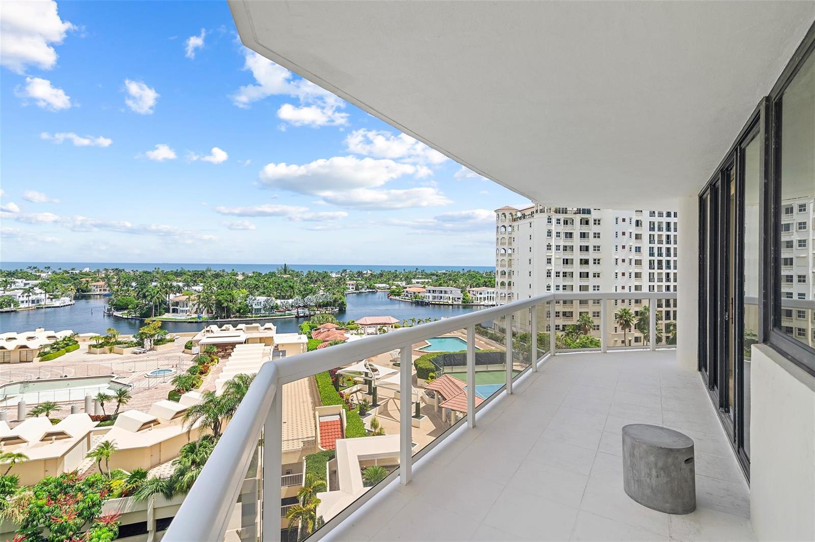 Photo of 20185 Country Club  #901, Aventura, Florida, 33180 - North side views of wrap around Balcony