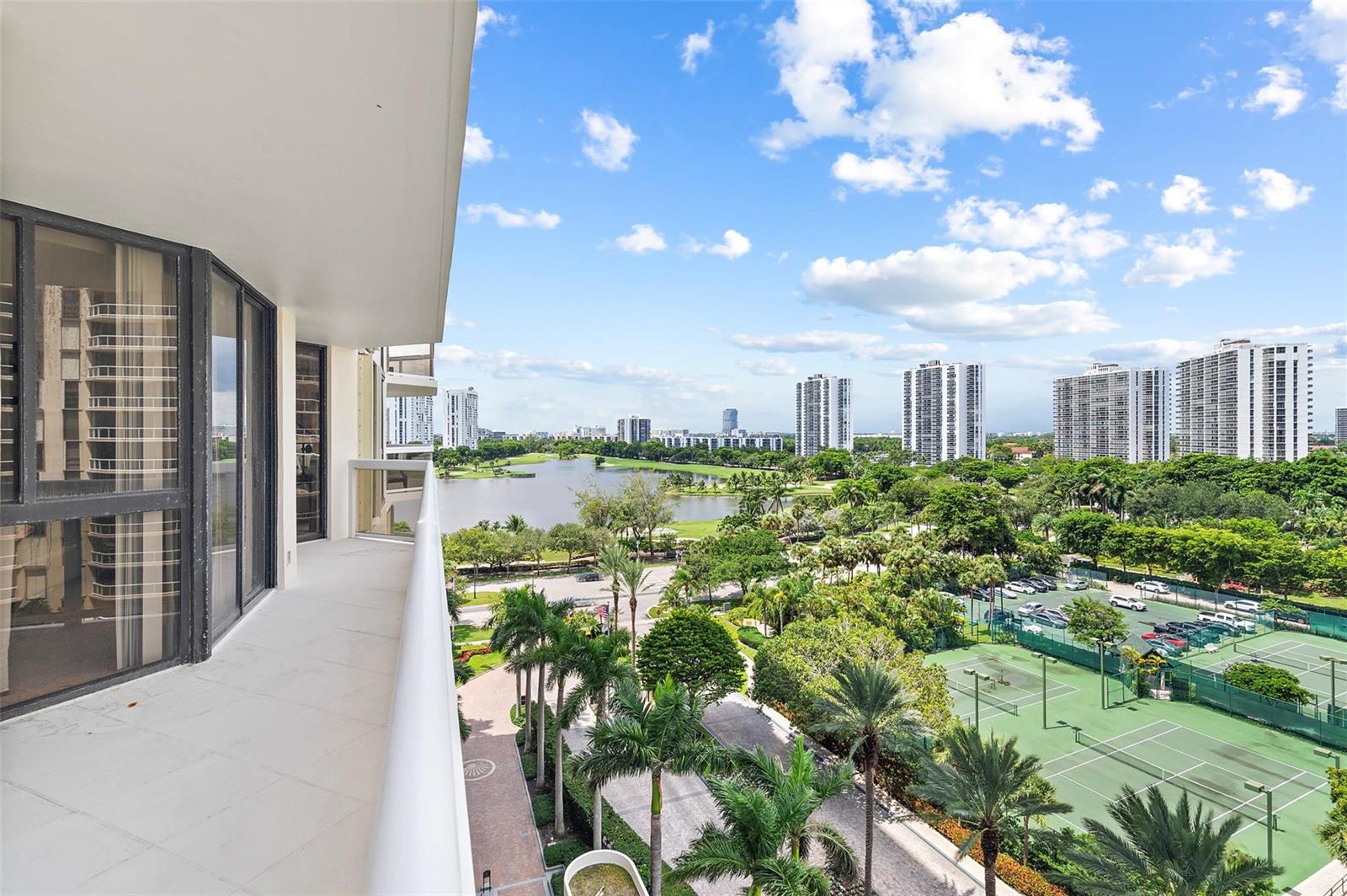 Photo of 20185 Country Club  #901, Aventura, Florida, 33180 - North side wrap around Balcony views