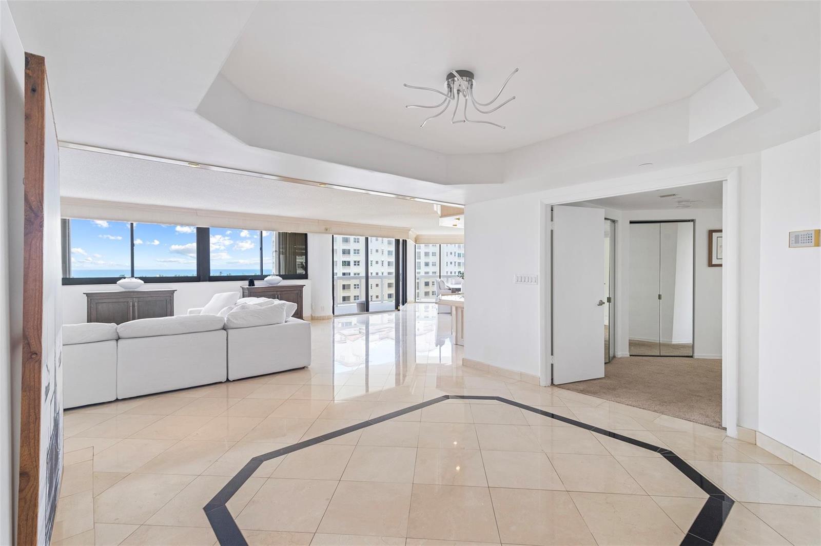 Photo of 20185 Country Club  #901, Aventura, Florida, 33180 - Spectacular views upon entering unit