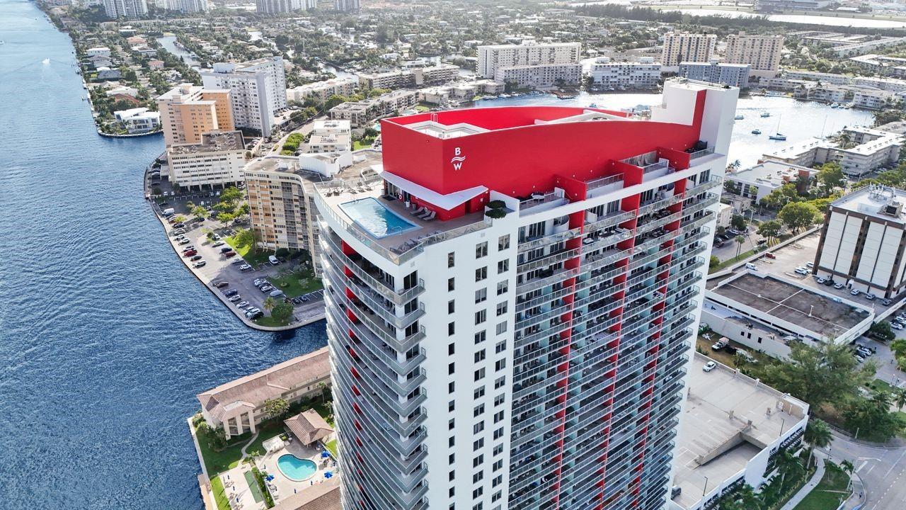 Photo of 2600 Hallandale Beach  #T3210, Hallandale Beach, Florida, 33009 - Aerial of Private Owner's Pool