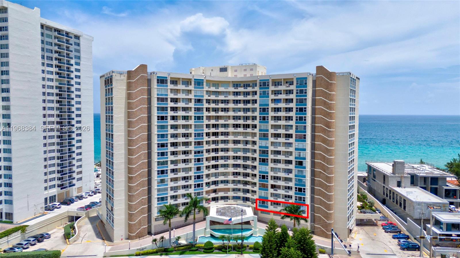 Photo of 3180 Ocean Dr #217, Hallandale Beach, Florida, 33009 - Unit's location