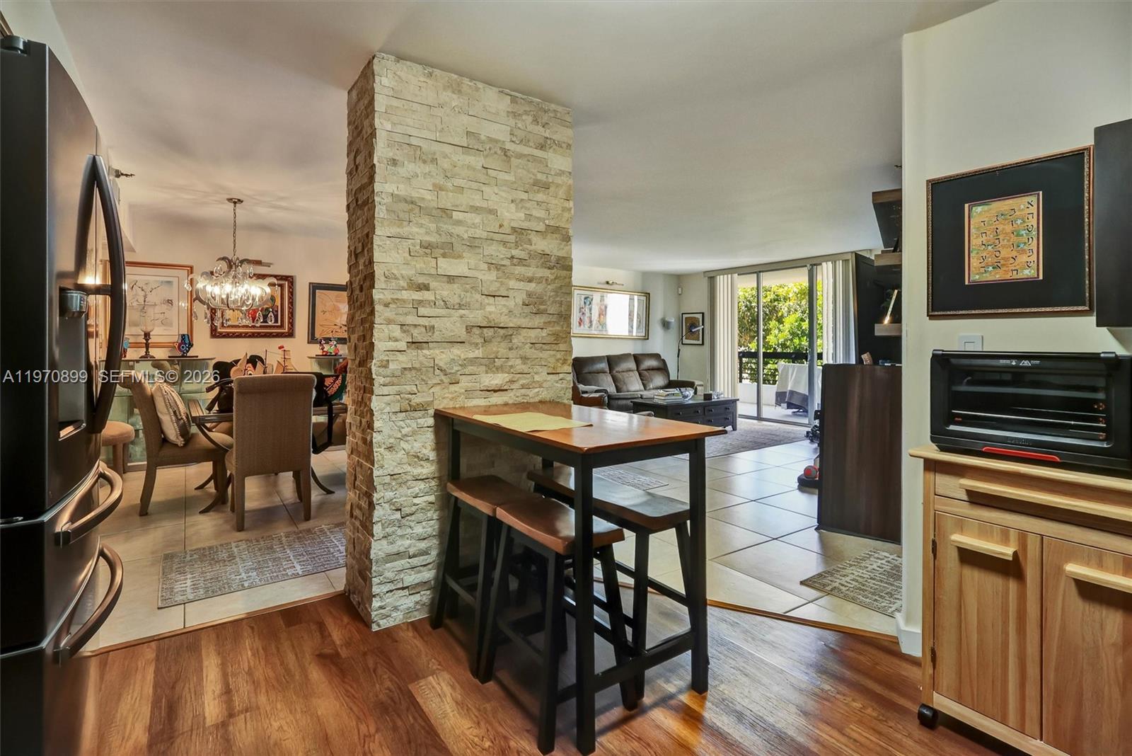 Photo of 3500 Mystic Pointe Dr  #302, Aventura, Florida, 33180 - Functional and well-designed with an eat-in area, ideal for casual dining and everyday convenience.