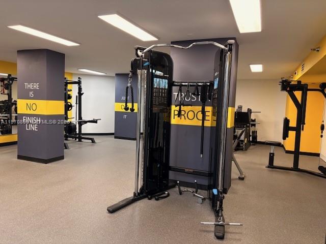 Photo of 3500 Mystic Pointe Dr  #302, Aventura, Florida, 33180 - Two newly remodeled state-of-the-art fitness centers.