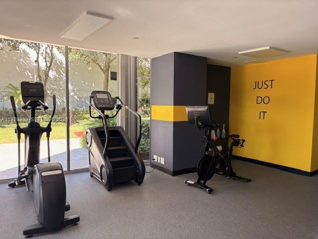Photo of 3500 Mystic Pointe Dr  #302, Aventura, Florida, 33180 - Two newly remodeled state-of-the-art fitness centers.