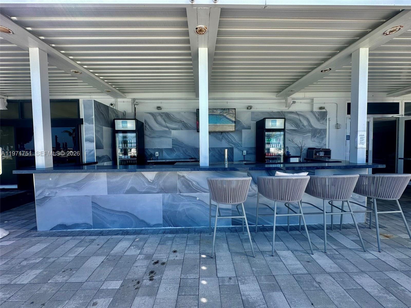 Photo of 1880 Ocean Dr #402, Hallandale Beach, Florida, 33009 - pool bar/ restaurant