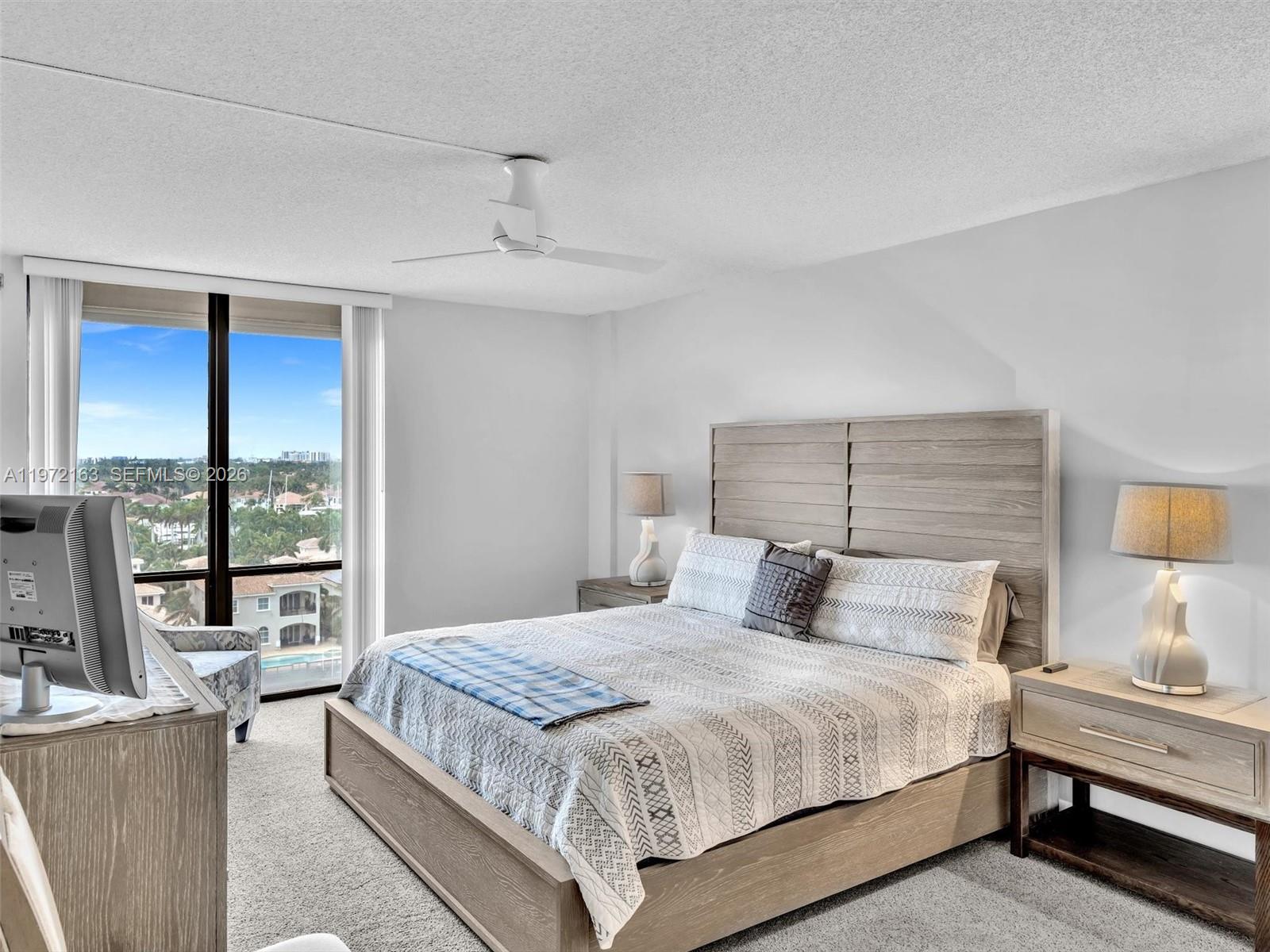 Photo of 1500 Ocean Dr  #10A, Hollywood, Florida, 33019 - Very large Primary Bedroom is ensuite and offers views of the water of course!