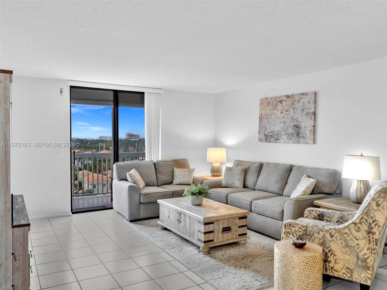 Photo of 1500 Ocean Dr  #10A, Hollywood, Florida, 33019 - Once you step on the balcony you see the beautiful blue water of the Intracoastal Waterway and as the balcony wraps around, you also see the Atlantic Ocean!  You benefit from sunrise views and sunset views as if you are in a multi million dollar home!