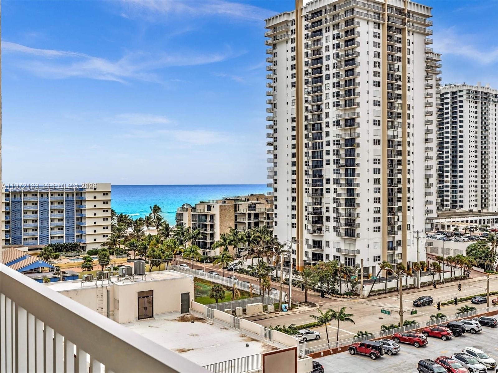 Photo of 1500 Ocean Dr  #10A, Hollywood, Florida, 33019 - The wrap around balcony leads to the Ocean Views!