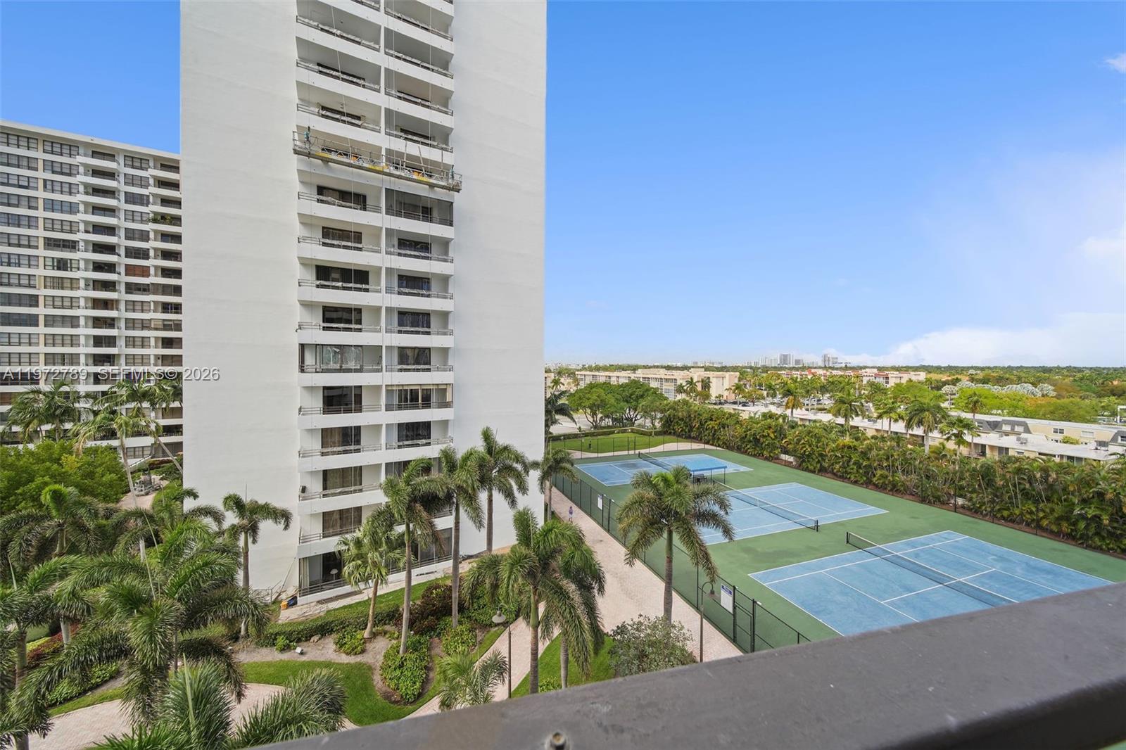 Photo of 2500 Parkview Dr  #812, Hallandale Beach, Florida, 33009 - View from Balcony