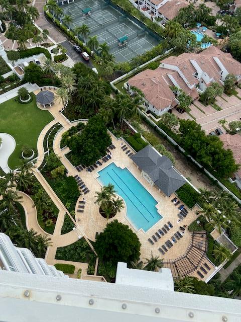 Photo of 21055 Yacht Club  #1804, Aventura, Florida, 33180 - South Pool view