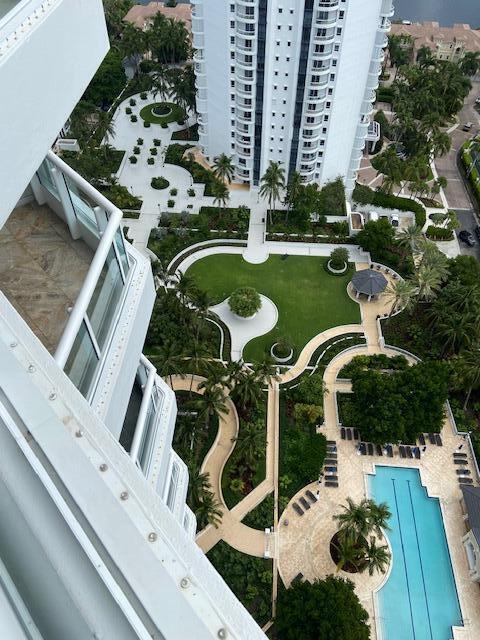 Photo of 21055 Yacht Club  #1804, Aventura, Florida, 33180 - garden view