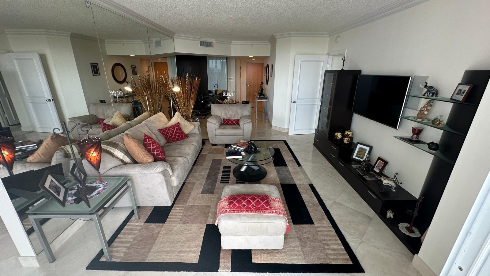 Photo of 21055 Yacht Club  #1804, Aventura, Florida, 33180 - Living Room