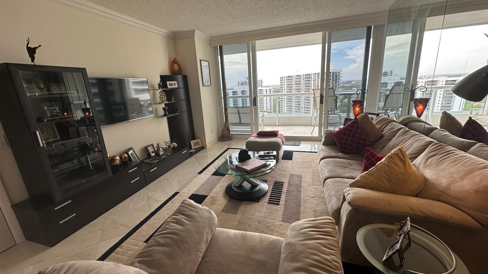 Photo of 21055 Yacht Club  #1804, Aventura, Florida, 33180 - Living Room