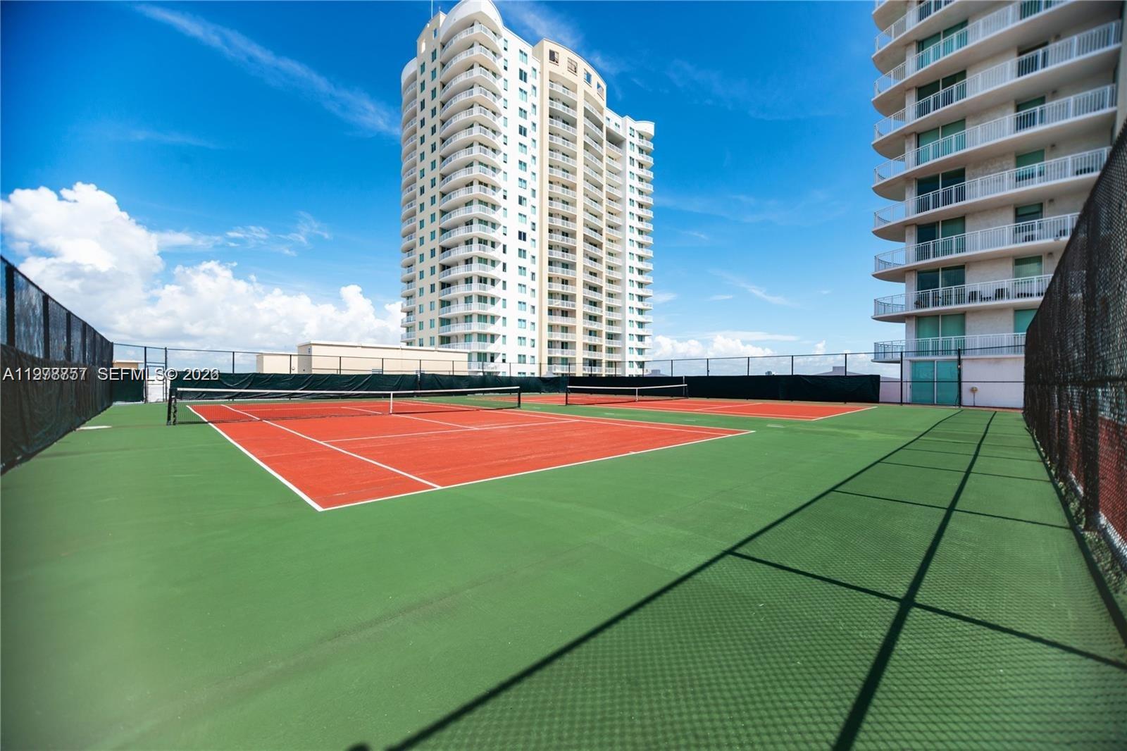 Photo of 1745 Hallandale Beach Blvd  #2204W, Hallandale Beach, Florida, 33009 - Tennis Courts & Jogging Path