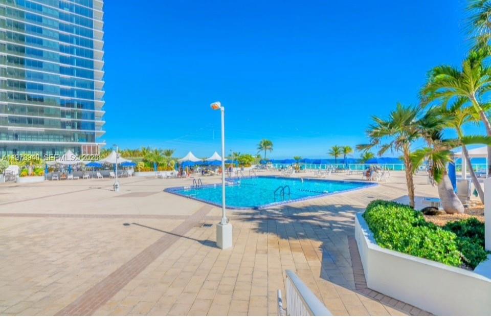 Photo of 2030 Ocean Dr  #1802, Hallandale Beach, Florida, 33009 - FULL SUNNY POOL