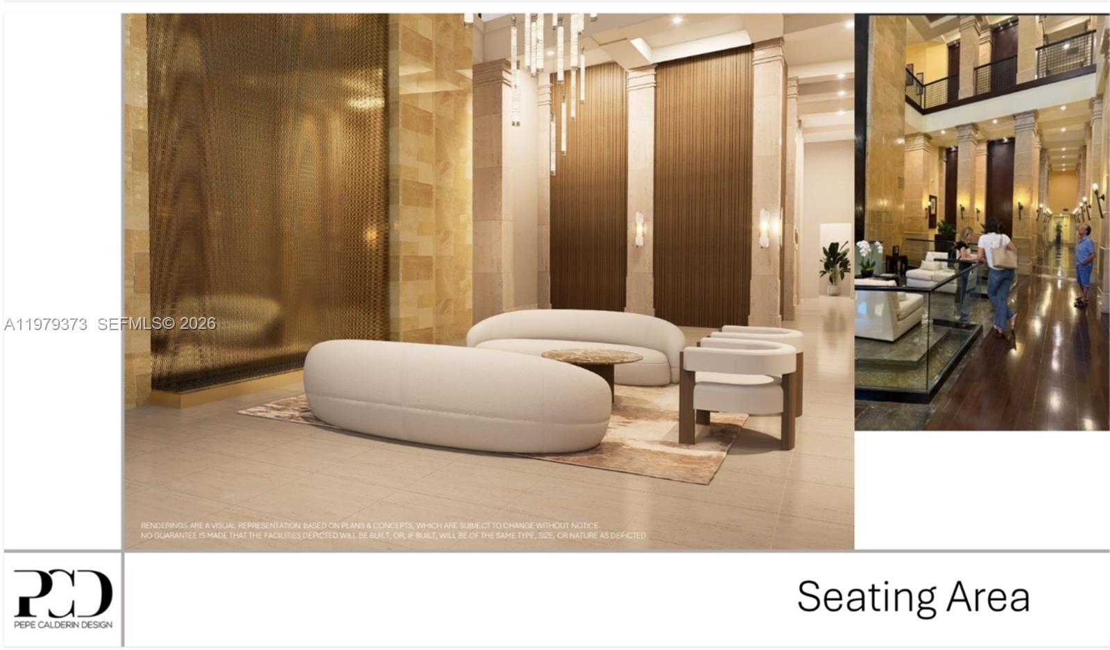 Photo of 16275 Collins Ave  #2101, Sunny Isles Beach, Florida, 33160 - Rendering new lobby