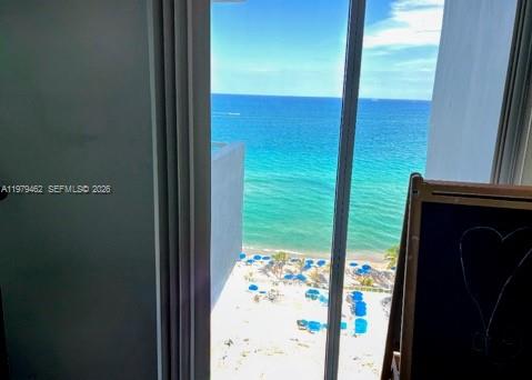 Photo of 2030 Ocean Dr #1614, Hallandale Beach, Florida, 33009 - third bedroom with direct ocean floor-to-ceiling views