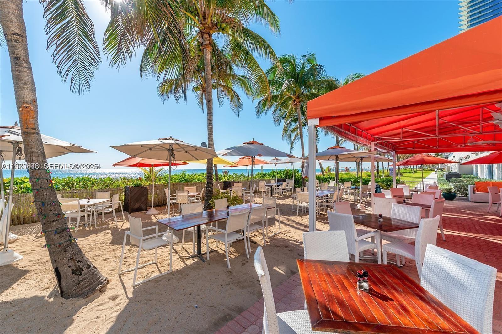 Photo of 19111 Collins Ave #1703, Sunny Isles Beach, Florida, 33160 - Restaurant by the beach