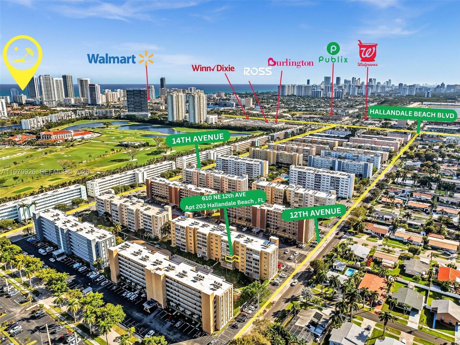 Photo of 610 12th Ave  #203, Hallandale Beach, Florida, 33009 - 