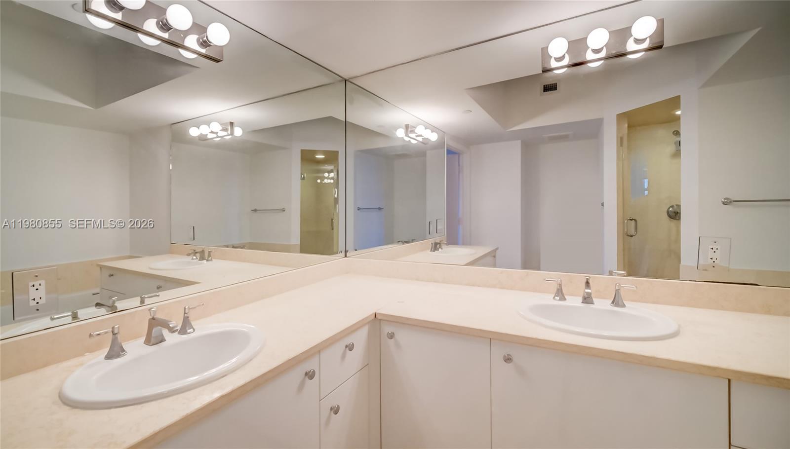 Photo of 20000 Country Club Dr  #512, Aventura, Florida, 33180 - Master bathroom.Dual sink