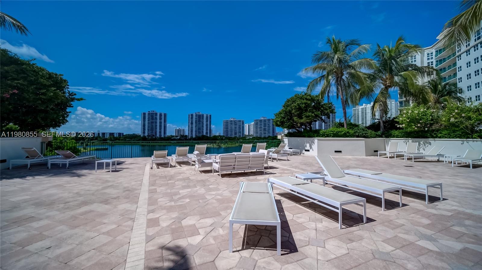 Photo of 20000 Country Club Dr  #512, Aventura, Florida, 33180 - Pool area view to the golf course