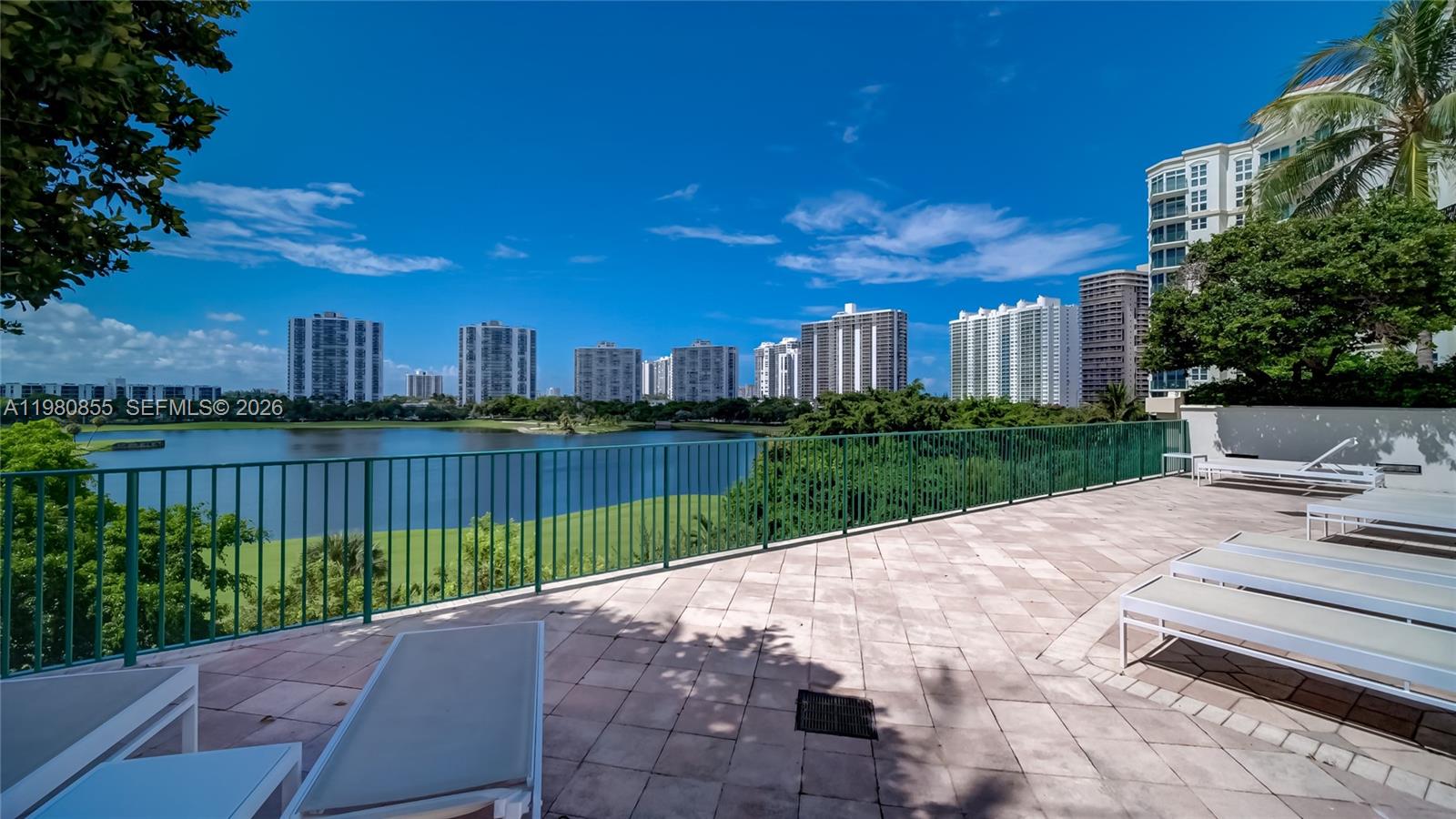Photo of 20000 Country Club Dr  #512, Aventura, Florida, 33180 - Pool area view to the golf course