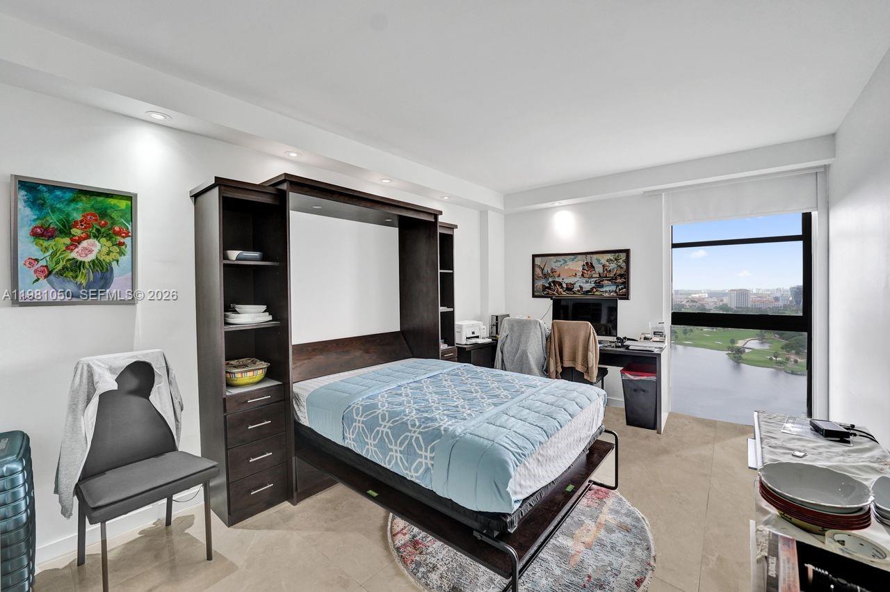 Photo of 20281 Country Club Dr  #2209, Aventura, Florida, 33180 - Second bedroom, murphy bed.