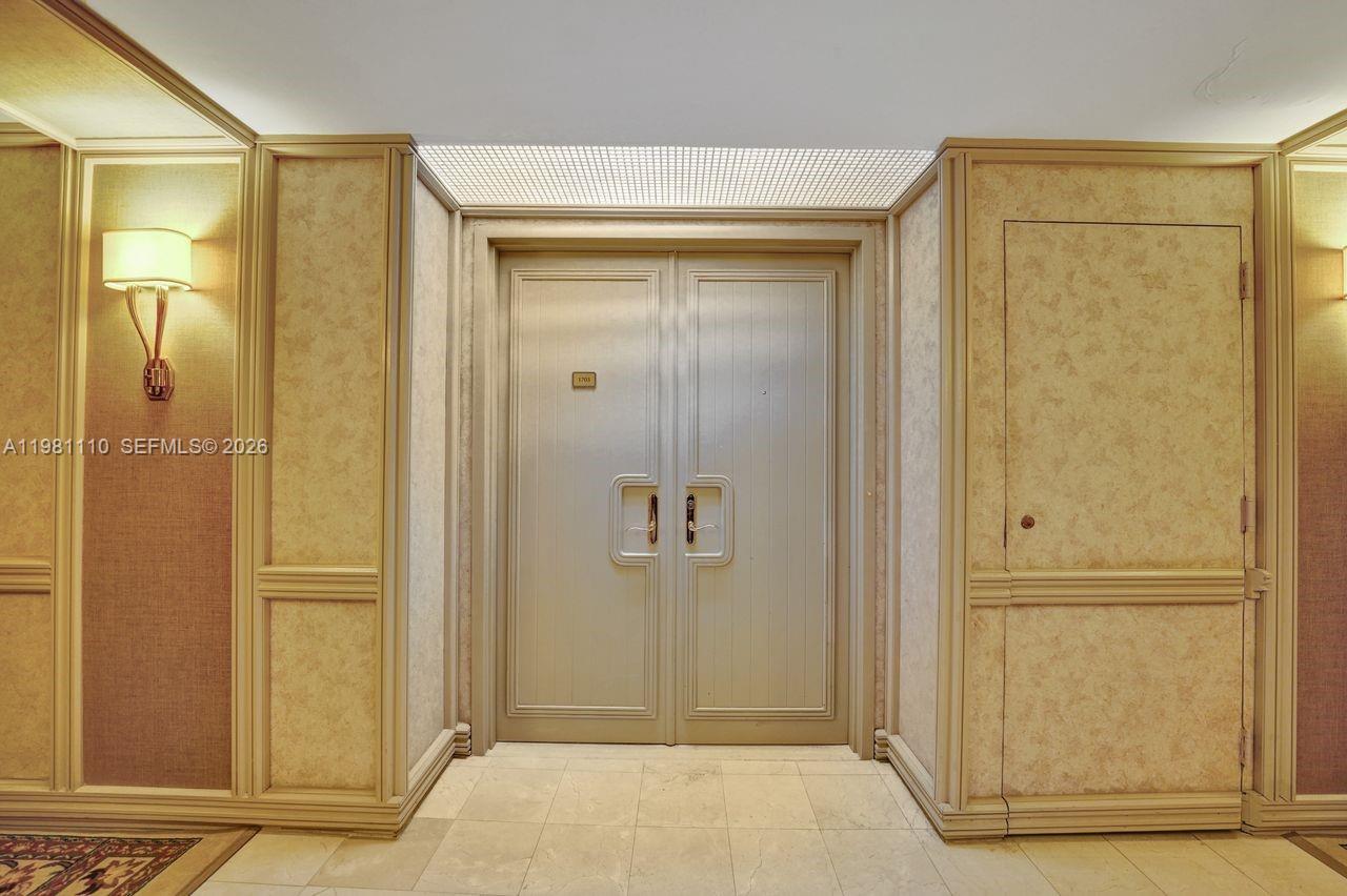 Photo of 20281 Country Club Dr  #1703, Aventura, Florida, 33180 - Double doors entrance.