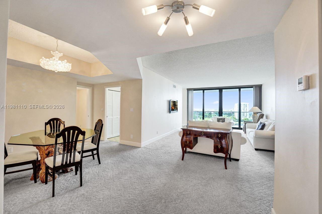 Photo of 20281 Country Club Dr  #1703, Aventura, Florida, 33180 - Spacious open living and dinning rooms.