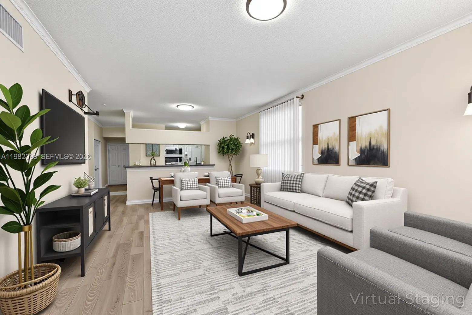 Photo of 17125 Bay Rd  #3312, Sunny Isles Beach, Florida, 33160 - VIRTUAL STAGING