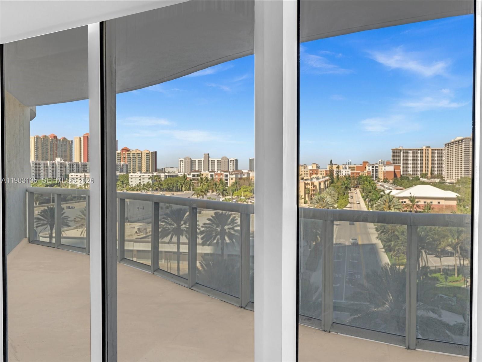 Photo of 17201 Collins Ave  #704, Sunny Isles Beach, Florida, 33160 - Collins Ave Balcony