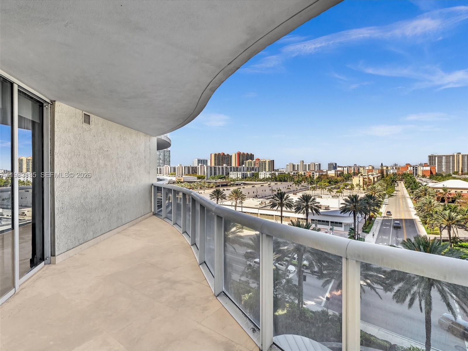 Photo of 17201 Collins Ave  #704, Sunny Isles Beach, Florida, 33160 - Collins Ave Balcony