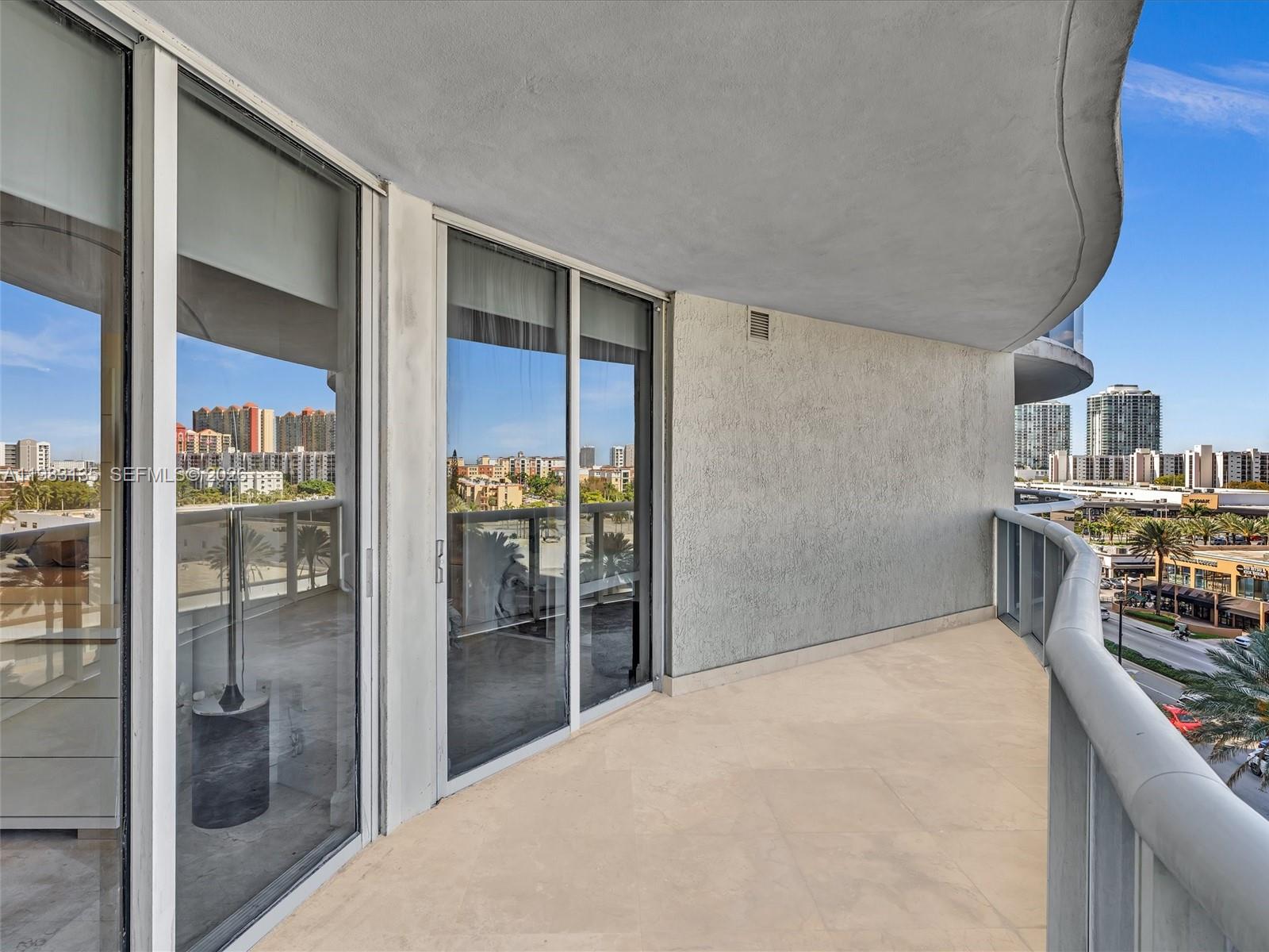 Photo of 17201 Collins Ave  #704, Sunny Isles Beach, Florida, 33160 - Collins Ave Balcony